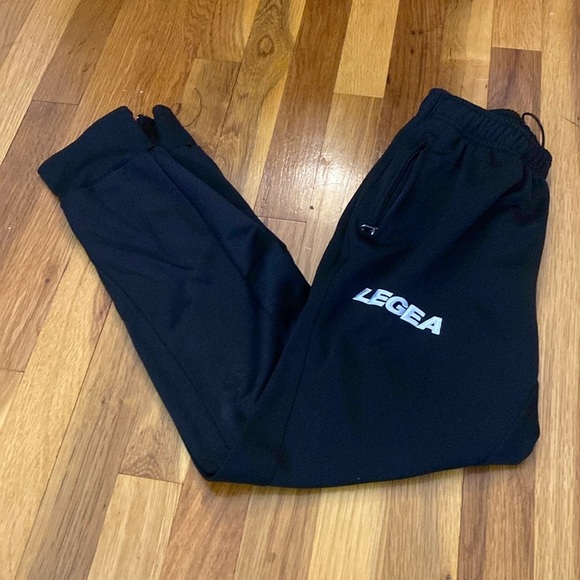 Legea Men’s Black Drawstring Joggers Size XS - Picture 1 of 9